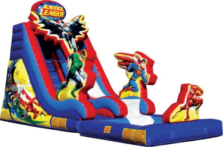 18ft Justice League Water Slide