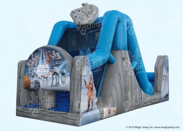 16ft Star Wars Dual Lane Water Slide